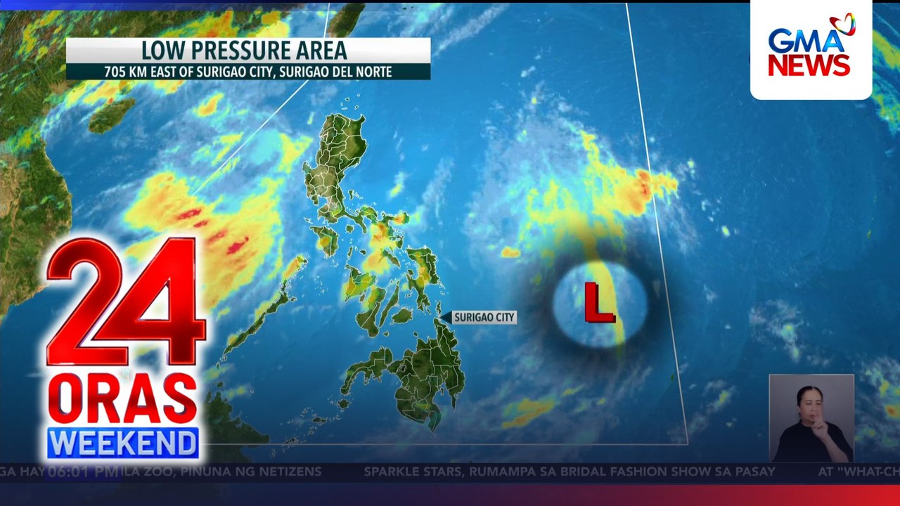LPA sa loob ng PAR, posibleng maging bagyo ayon sa PAGASA | 24 Oras Weekend