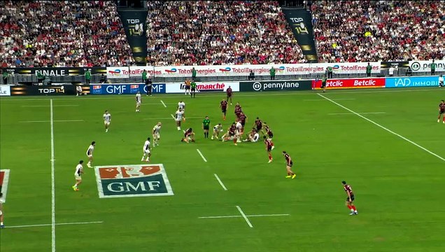 TOP 14 - Essai de Léo COLY (MHR) - Stade Toulousain - Montpellier Hérault Rugby