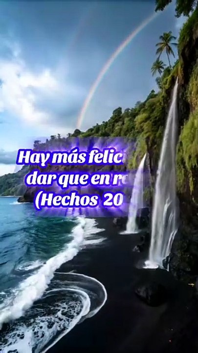Hay mas felicidad en dar que en recibir