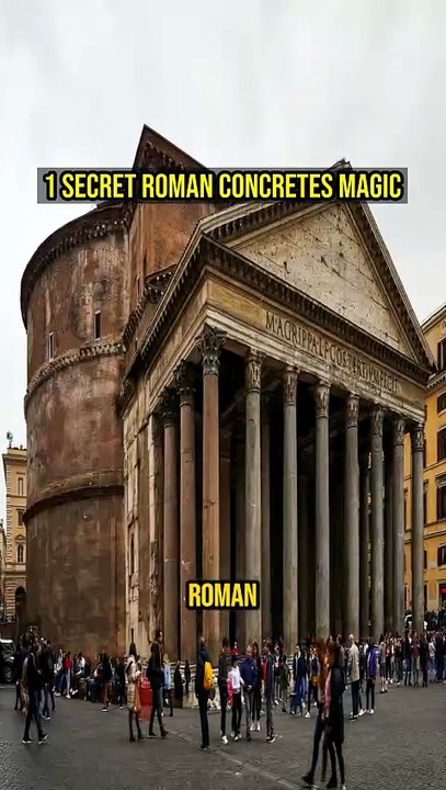 1 Secret: Roman Concrete's Magic! ✨