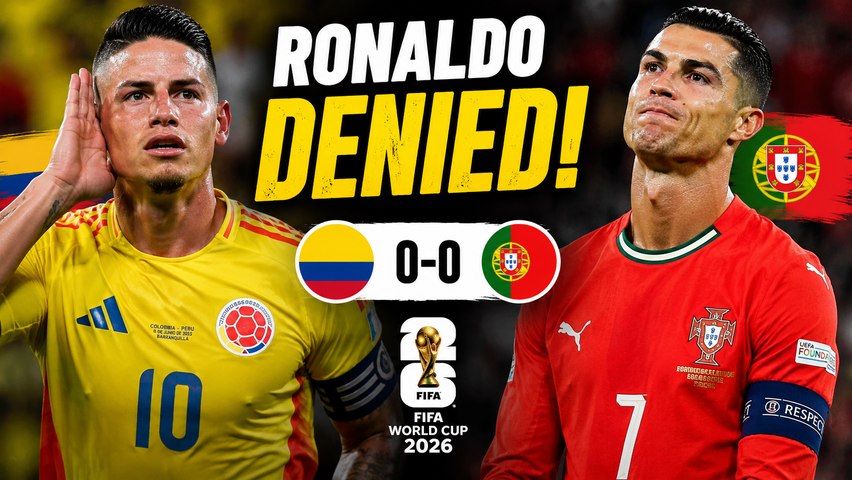 Colombia vs Portugal 0-0 Highlights | Ronaldo’s Side Miss Top Spot in FIFA World Cup 2026