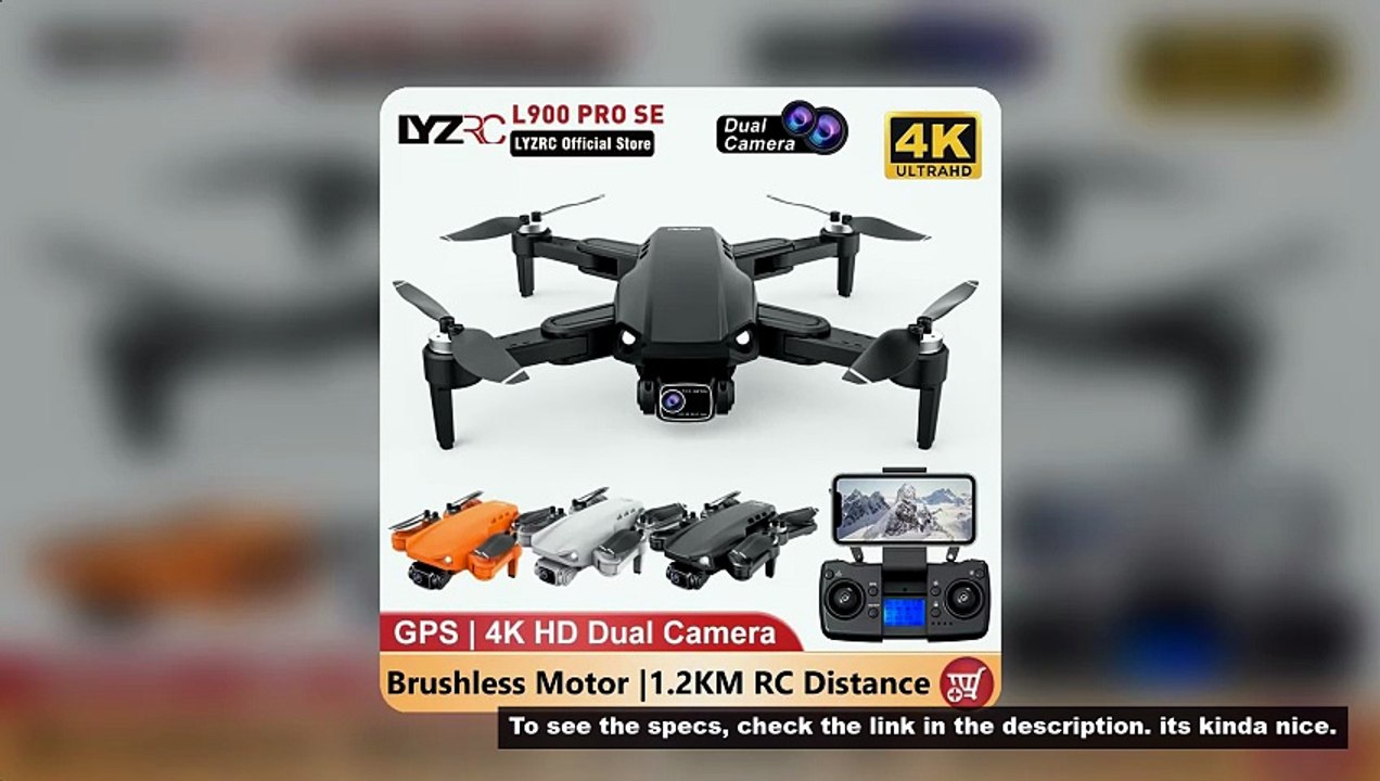 LYZRC L900 PRO SE GPS Drone 4K Professional Brushless Motor 5G WIFI Aerial Photography FPV Helicopte