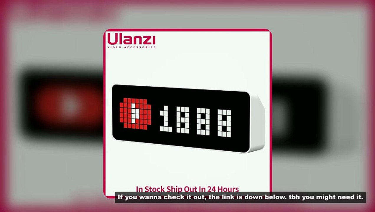 Ulanzi TC001 Smart Pixel Clock Weather Forecast Function Scientific Management of Time Full Color Pi