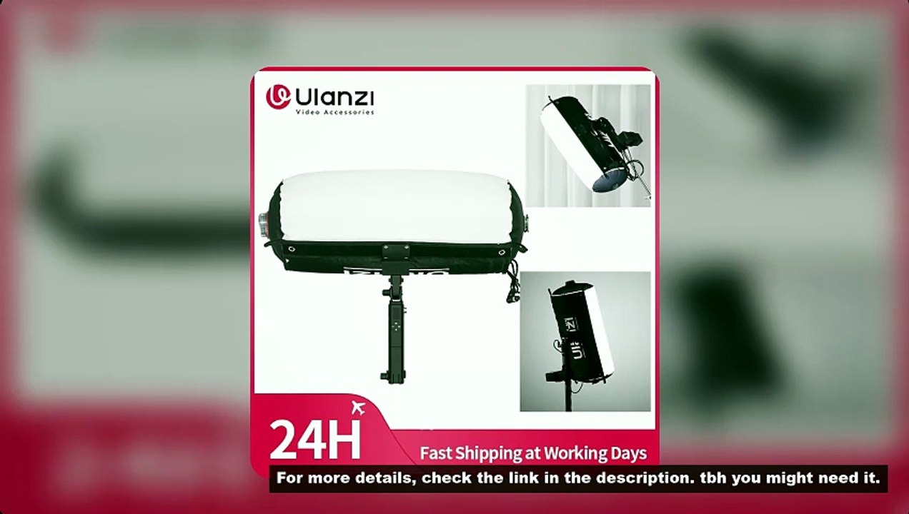 Ulanzi AL60 Inflatable Foldable Air Tube Light LED Light Fill Light 2700-6500K 2070Lux/0.5m with Rem
