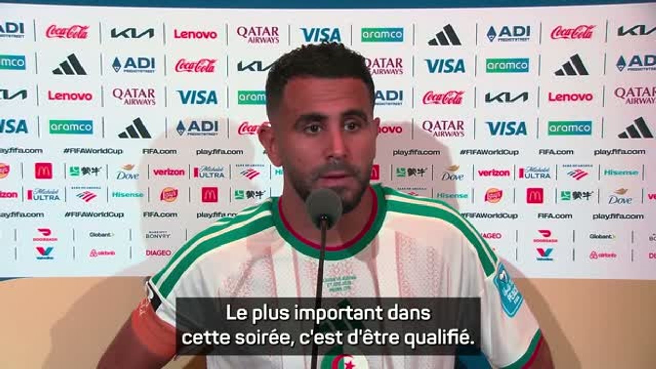 Algérie - Mahrez : "C'est spécial de marquer à la Coupe du monde"