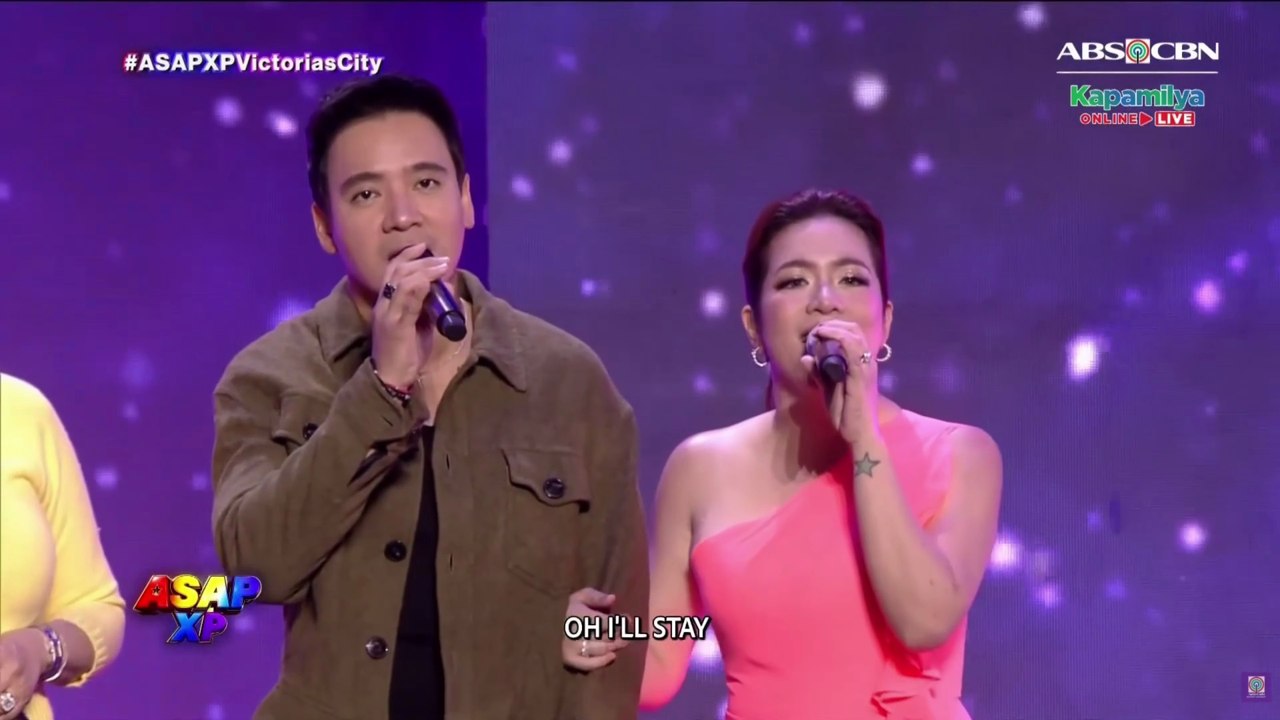June 28, 2026 — Angeline Quinto and Erik Santos on ASAP XP 🎤✨ #ASAPXPVictoriasCity
