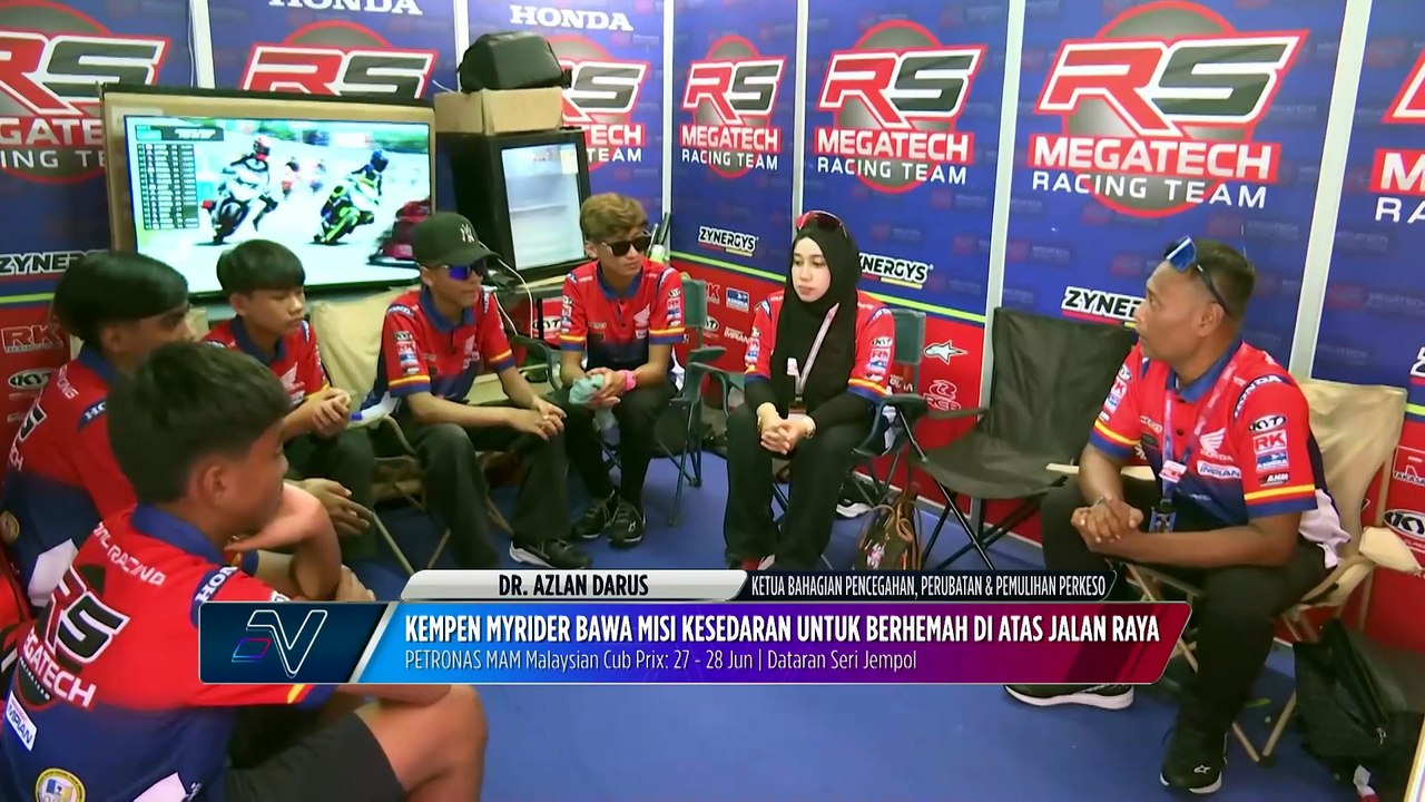 Rezeki Nornizam Mohtar hadir dengan niat untuk sokong pelumba tempatan bersaing