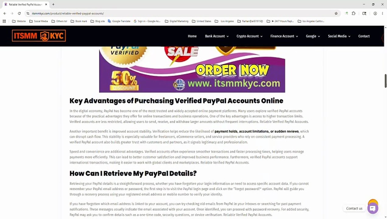 Buy Reliable Verified PayPal Accounts - 100% High-Quality Service