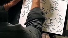 رسم بطريقة مضحكة في الشارع 2