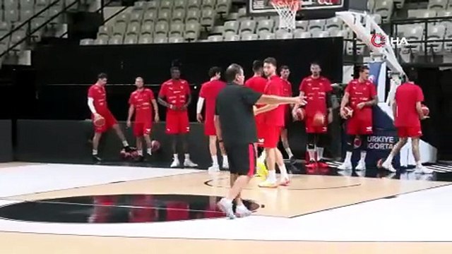 A Milli Erkek Basketbol Takımı, Bosna Hersek maçı hazırlıklarını sürdürdü | Ajansspor | IHA