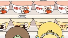 Korean Convenience Store Mukbang | ASMR animation