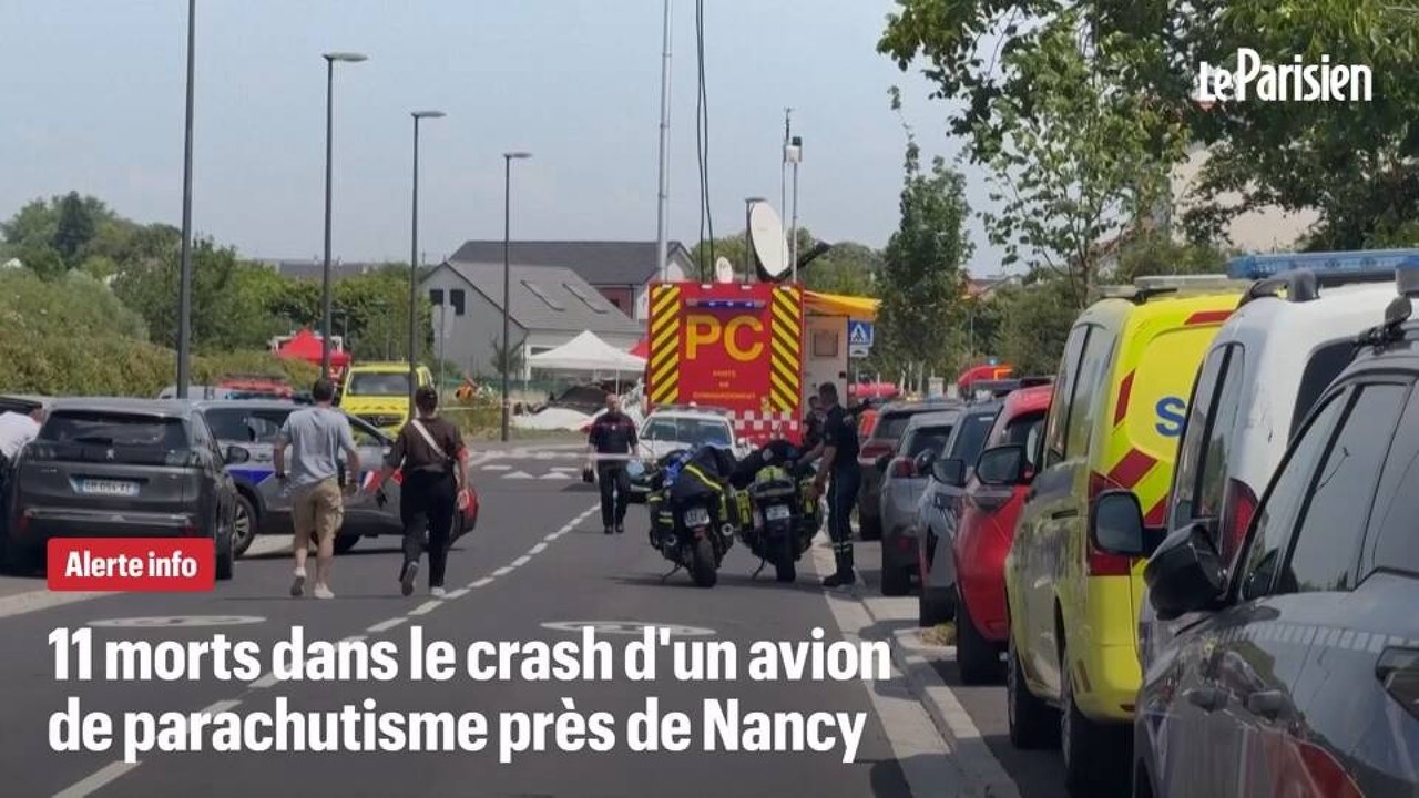 Onze personnes décèdent dans le crash d'un avion lors d'un baptême de parachutisme près de Nancy