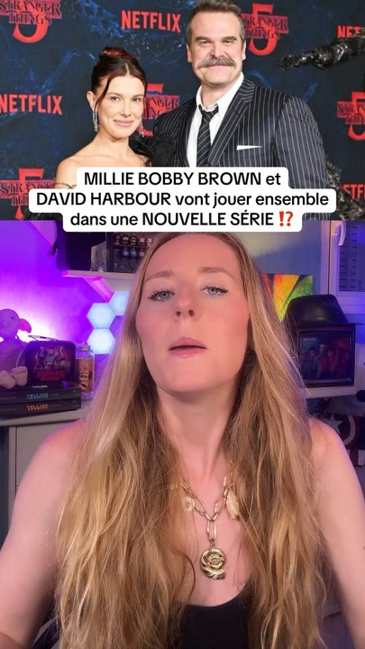 Millie Bobby Brown et David Harbour vont jouer ensemble dans une nouvelle série ⁉️