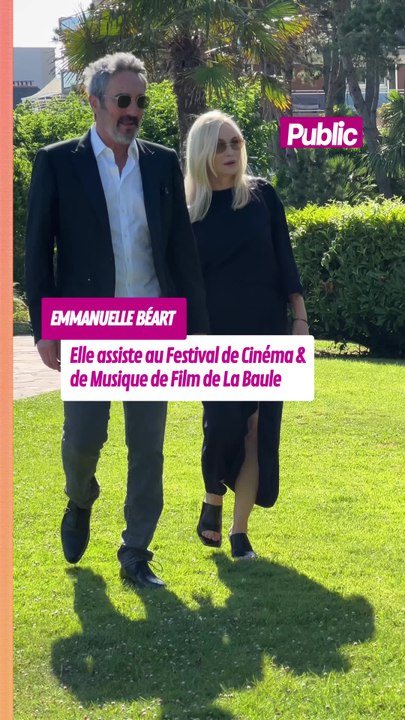 Emmanuelle Béart arrive à l’hôtel Hermitage à l'occasion du Festival de Cinéma et de Musique de Film de La Baule