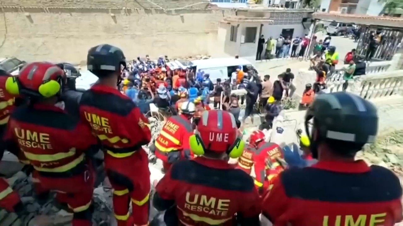 Race against the clock in Venezuela to find survivors of twin quakes