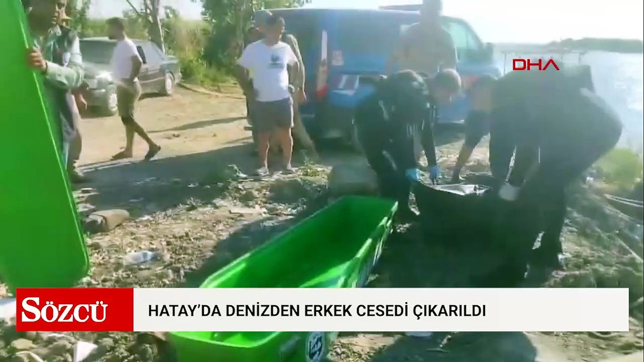 Hatay'da denizde erkek cesedi bulundu