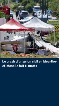Le crash d’un avion civil en Meurthe-et-Moselle fait 11 morts