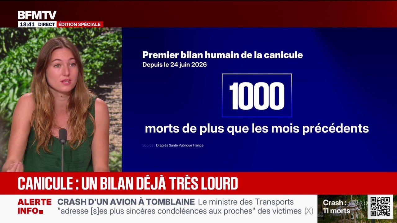 Canicule: "Chaque mort qui est due au dérèglement climatique est une mort qui est évitable", déclare Camille Étienne, militante écologiste
