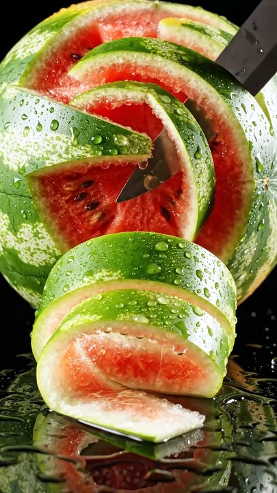 Watermelon Peeling ASMR | Super Satisfying Frui...