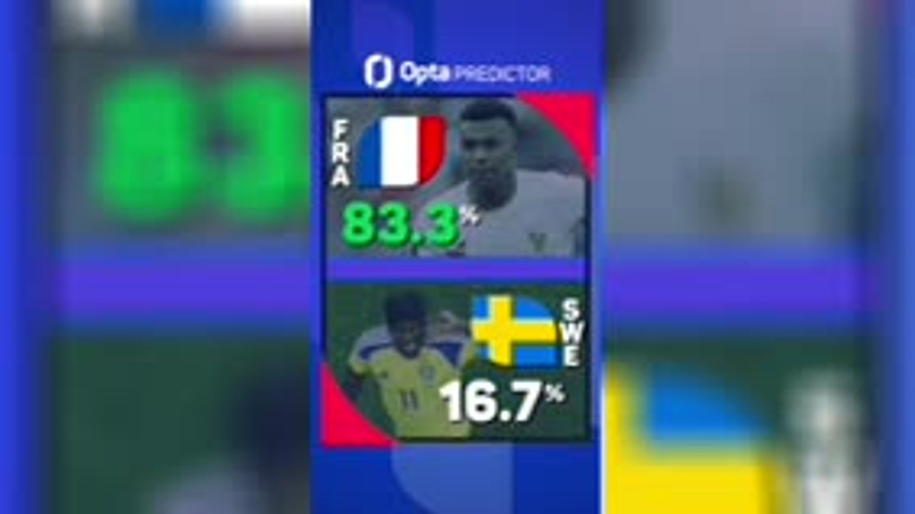 France v Sweden - Opta Predictor