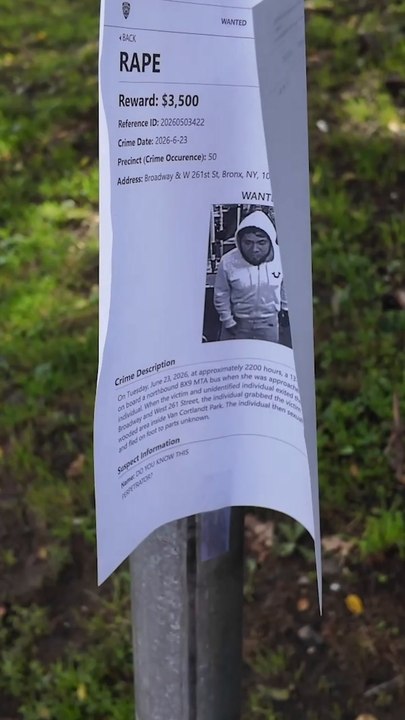 Bronx bus stop where 13-year old girl was raped