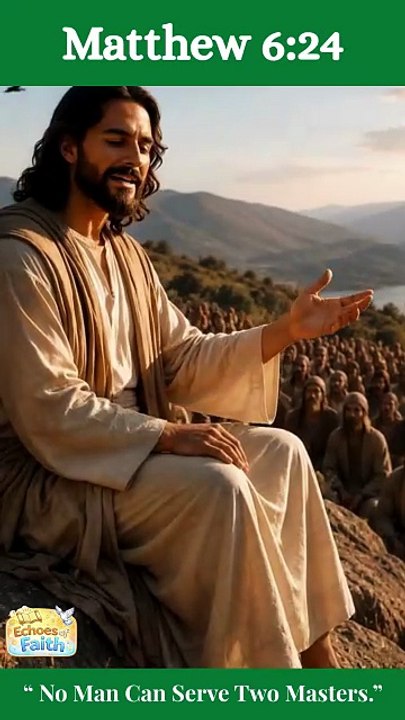 No Man Can Serve Two Masters | Matthew 6:24 | Jesus' Powerful Teaching