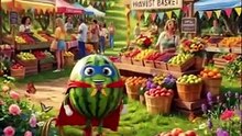 🍉 Super Watermelon Saves the Fruits! 🦸‍♂️ | Kindness & Helping Others Story for Kids