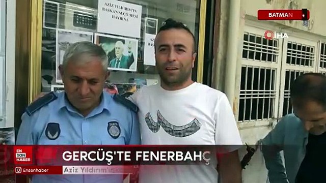 Aziz Yıldırım'ın başkanlık zaferi Gercüş'te tatlıyla kutlandı