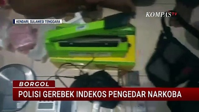 Detik-Detik Polisi Gerebek Indekos Pengedar Narkoba di Kendari, Pelaku Ditangkap!