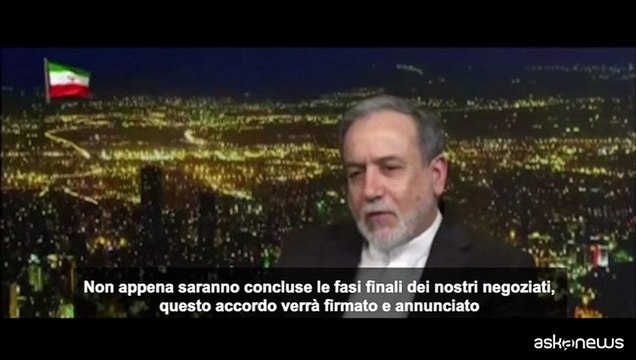 Iran: l'accordo sarà firmato nei prossimi giorni