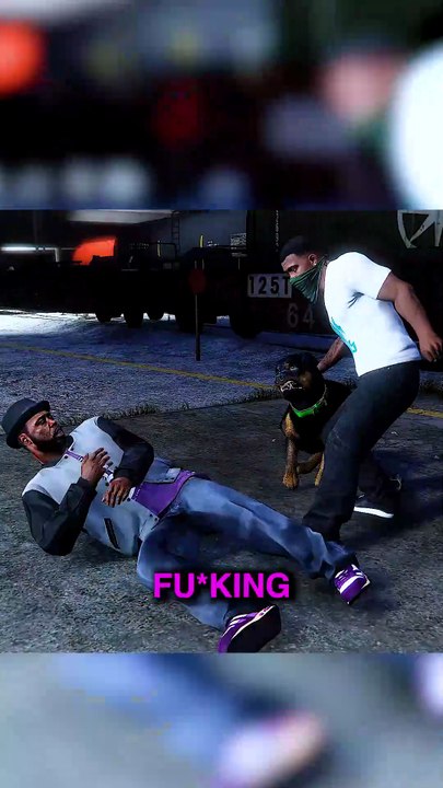 Keep That Dog Away from Me! #gamestyphoon #gta5 #gtav #shorts #D #franklin #Chop