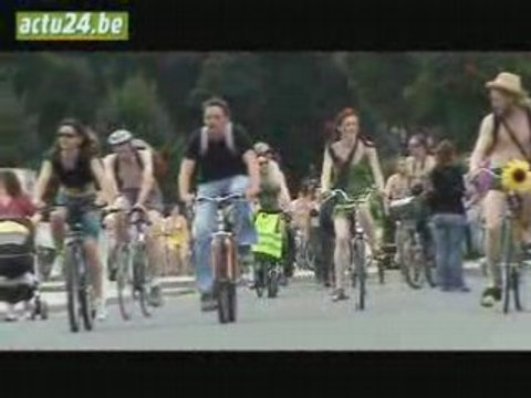 Actu24 - Cyclonudista à Bruxelles
