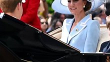 El príncipe George, la princesa Charlotte y el príncipe Louis acaparan todas las miradas en el desfile Trooping the Colour.