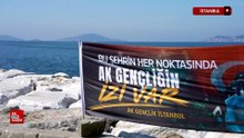 AK Parti İstanbul Gençlik Kolları'ndan Maltepe Sahili’nde su altı temizliği