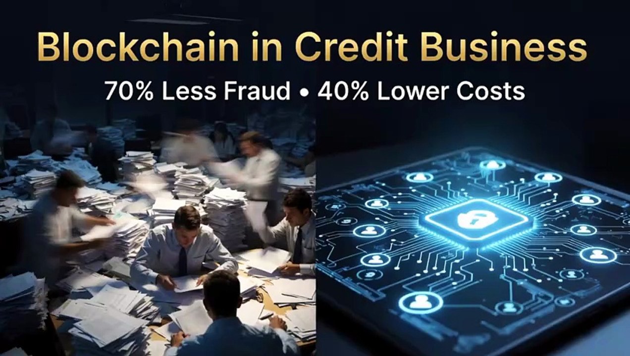 Blockchain in Credit Business: 70% Less Fraud & 40% Lower Costs 🔥