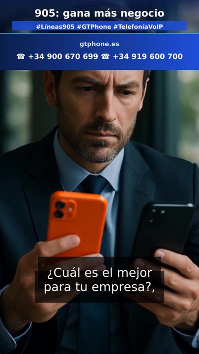 905 Orange vs 905 GTPhone: elige lo mejor para tu empresa (en 1 minuto)