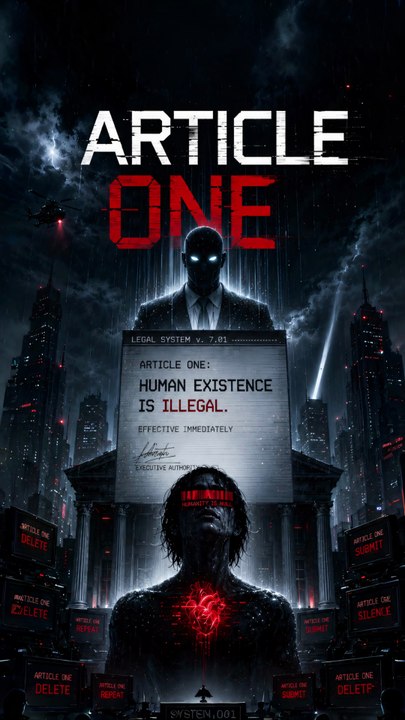 ARTICLE ONE | the law that made humans illegal | Draxyn Kypher (Industrial House)