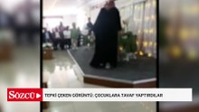Tepki çeken görüntü: Çocuklara tavaf yaptırdılar