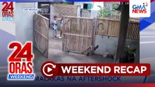 Mw 5.3 na aftershock, yumanig sa ilang bahagi ng Mindanao | 24 Oras Weekend