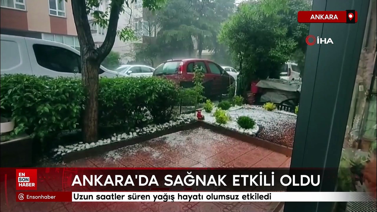 Ankara'da sağnak etkili oldu