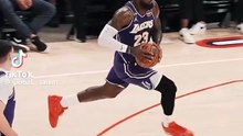 Libron James nice dunk shoot