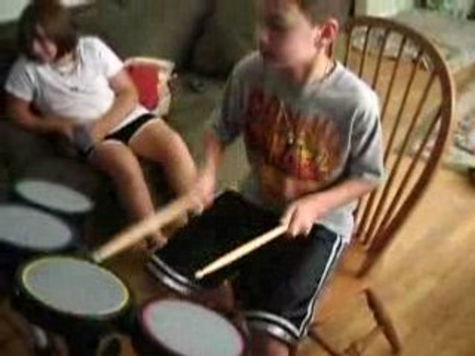 michael is a beast at rock band