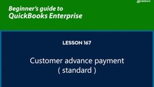 167 - Customer advance payment ( standard )
