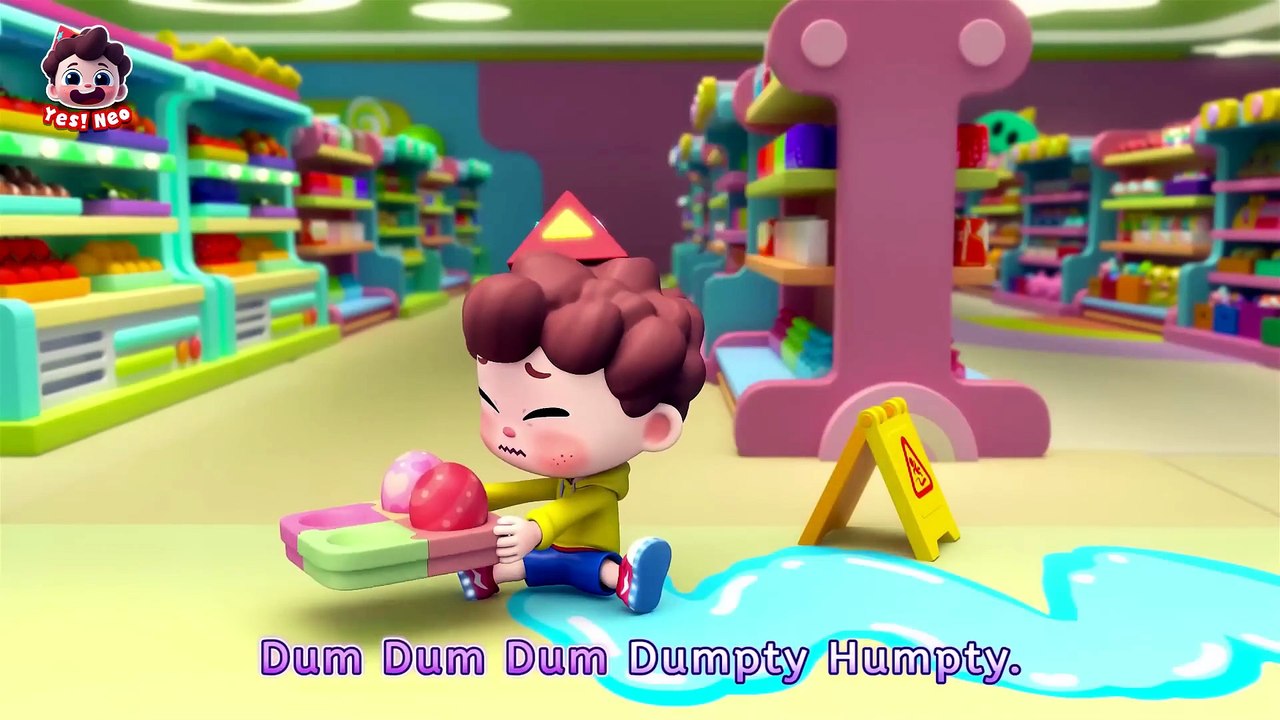 Humpty Dumpty Grocery Store - Dinosaurs Song - Surprise Eggs - Kids Songs - Yes!Neo {33}