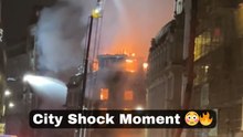 Central Glasgow Station Surrounded By Flames And Smoke After Sudden Massive Blast