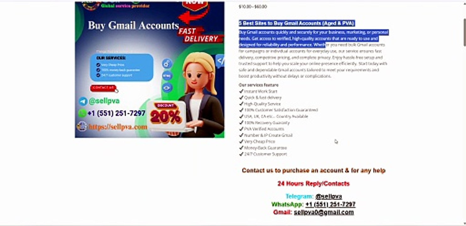 A Beginner’s Guide to Purchasing Old Gmail Accounts Online