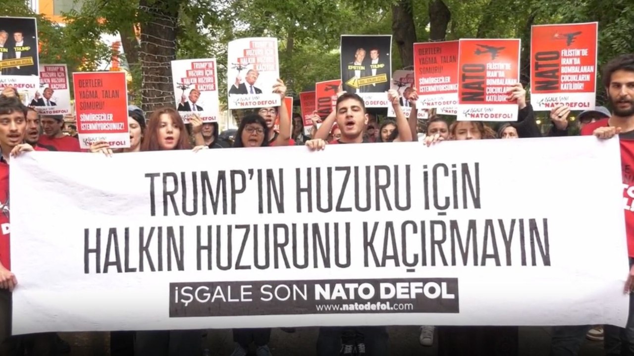 NATO Defol Platformu’ndan zirve öncesi protesto: İşgale son, NATO defol