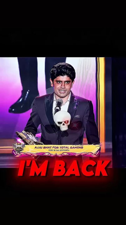 Ajjubhai  Booyah award Baayah award 2026 total gaming Ajju bhai#booyahawards
