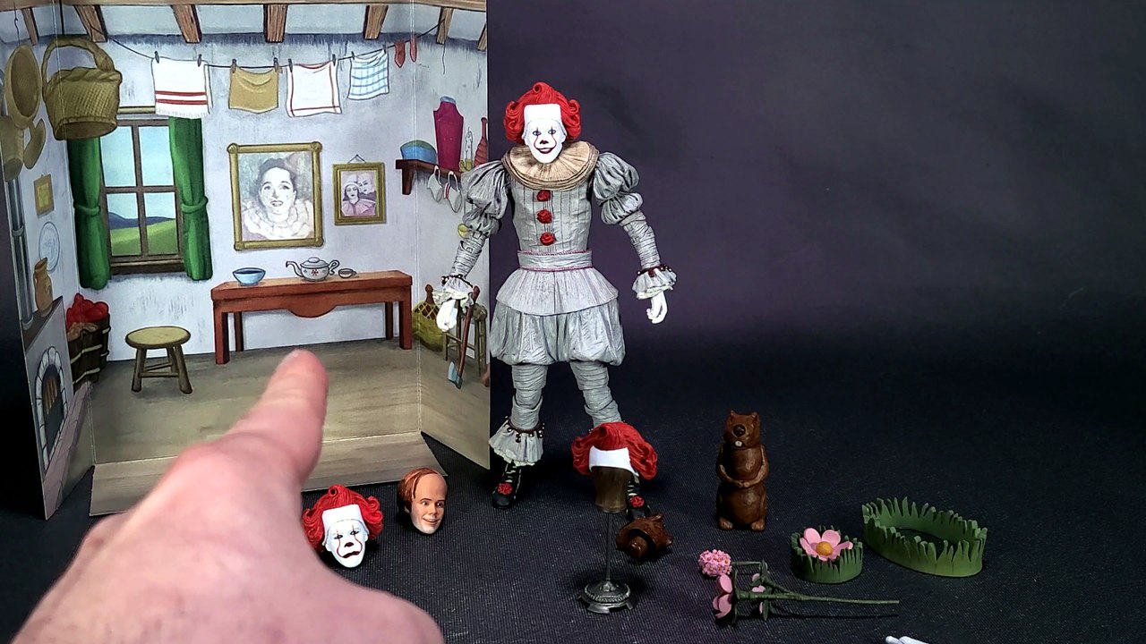 NECA Welcome To Derry Ultimate Bob Gray As Pennywise Figure Review