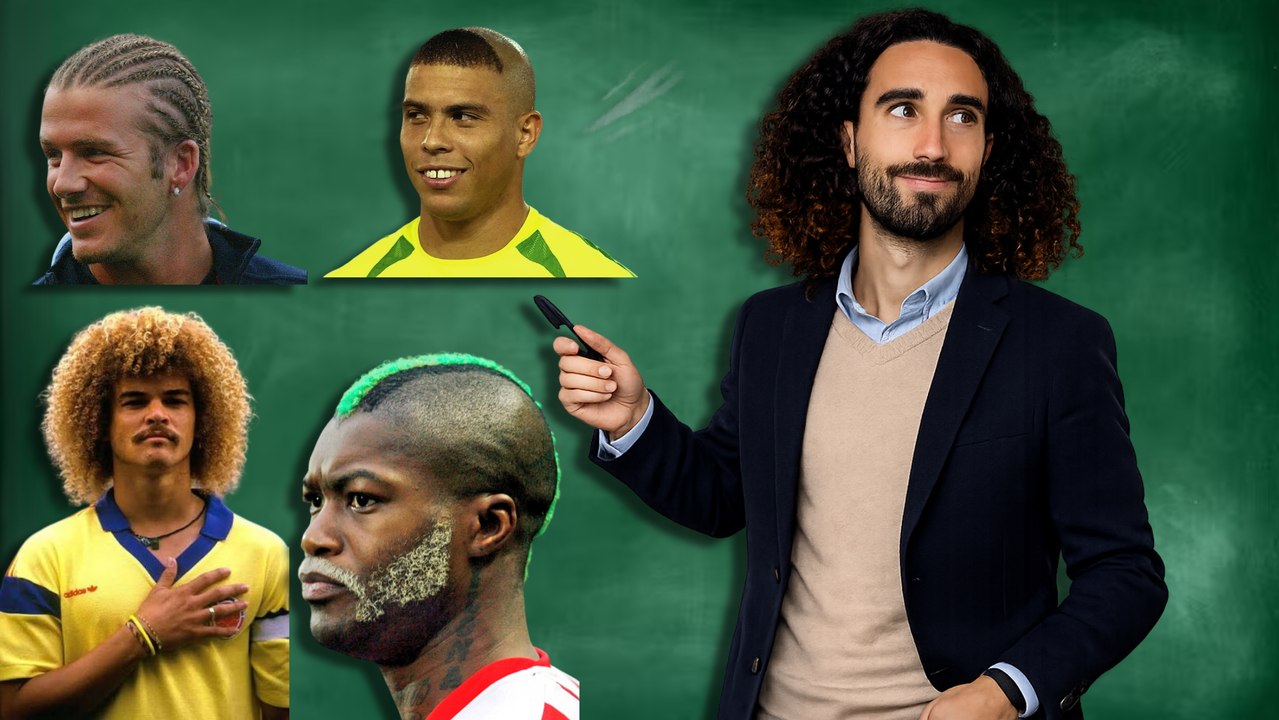 Cucurella puntúa los peinados más virales de la historia del fútbol